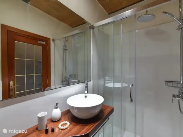 vakantiehuis huren in Spanje, Gran Canaria, Arucas – Finca del Norte  Badkamer met douche