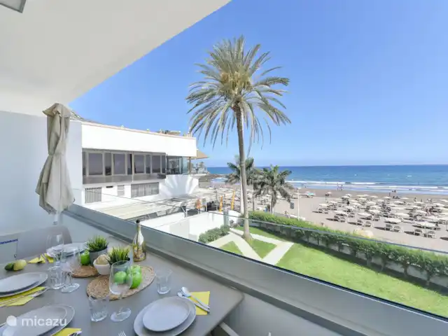 Casa Carla | Espagne, Grande Canarie, San Agustin Gran Canaria - maison de vacances Belle terrasse avec vue sur la mer