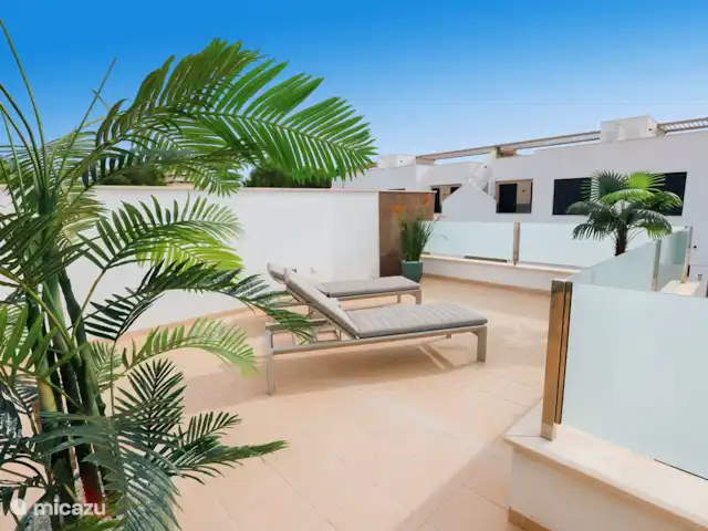 Bungalow luxueux et spacieux | Espagne, Murcia, San Pedro del Pinatar - bungalow Terrasse sur le toit avec chaises longues