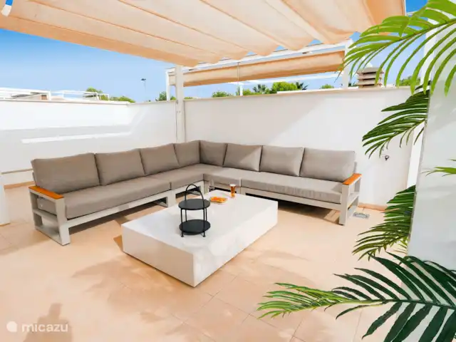 Bungalow luxueux et spacieux | Espagne, Murcia, San Pedro del Pinatar - bungalow Terrasse sur le toit avec salon