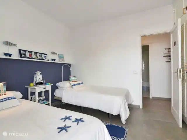 Maison de plage Marina Deluxe | Espagne, Grande Canarie, Agaete - maison de vacances Chambre avec deux lits simples