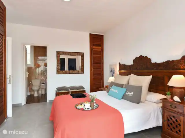 Maison de plage Marina Deluxe | Espagne, Grande Canarie, Agaete - maison de vacances La jolie chambre avec salle de bains
