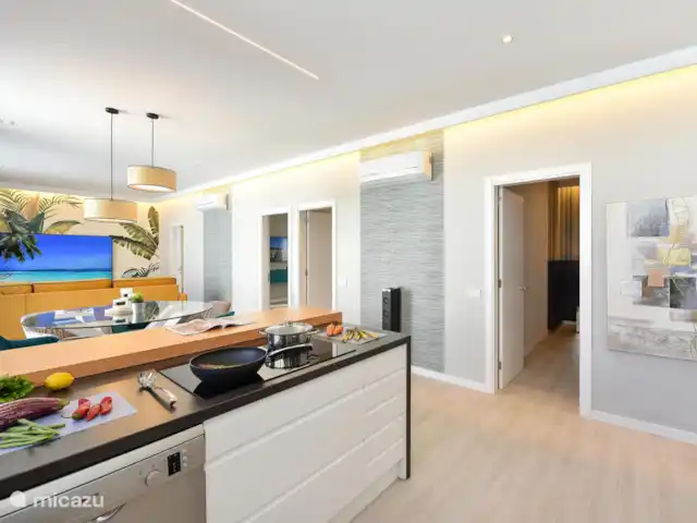 Villa Moderno | Espagne, Grande Canarie, Maspalomas - villa Salon et cuisine