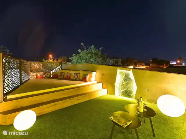 Villa Moderno | Espagne, Grande Canarie, Maspalomas - villa La villa le soir, joliment éclairée