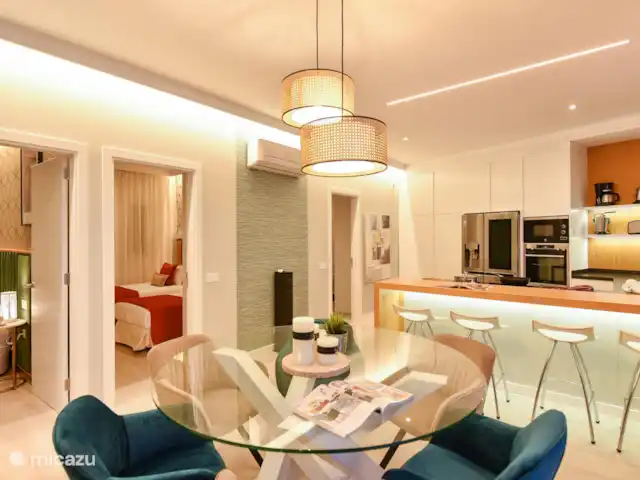 Villa Moderno | Espagne, Grande Canarie, Maspalomas - villa La villa le soir, joliment éclairée