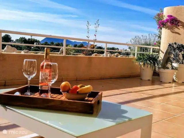 apartamento en España, Costa Blanca, Altea la Vieja – Apartamento de lujo Casa Niena - Altea Acogedora terraza