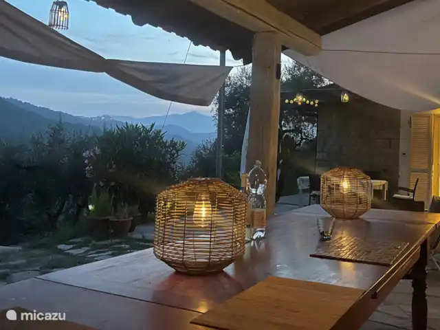 Casa della palma | Italie, Ligurie, Apricale - maison de vacances Terrasse couverte