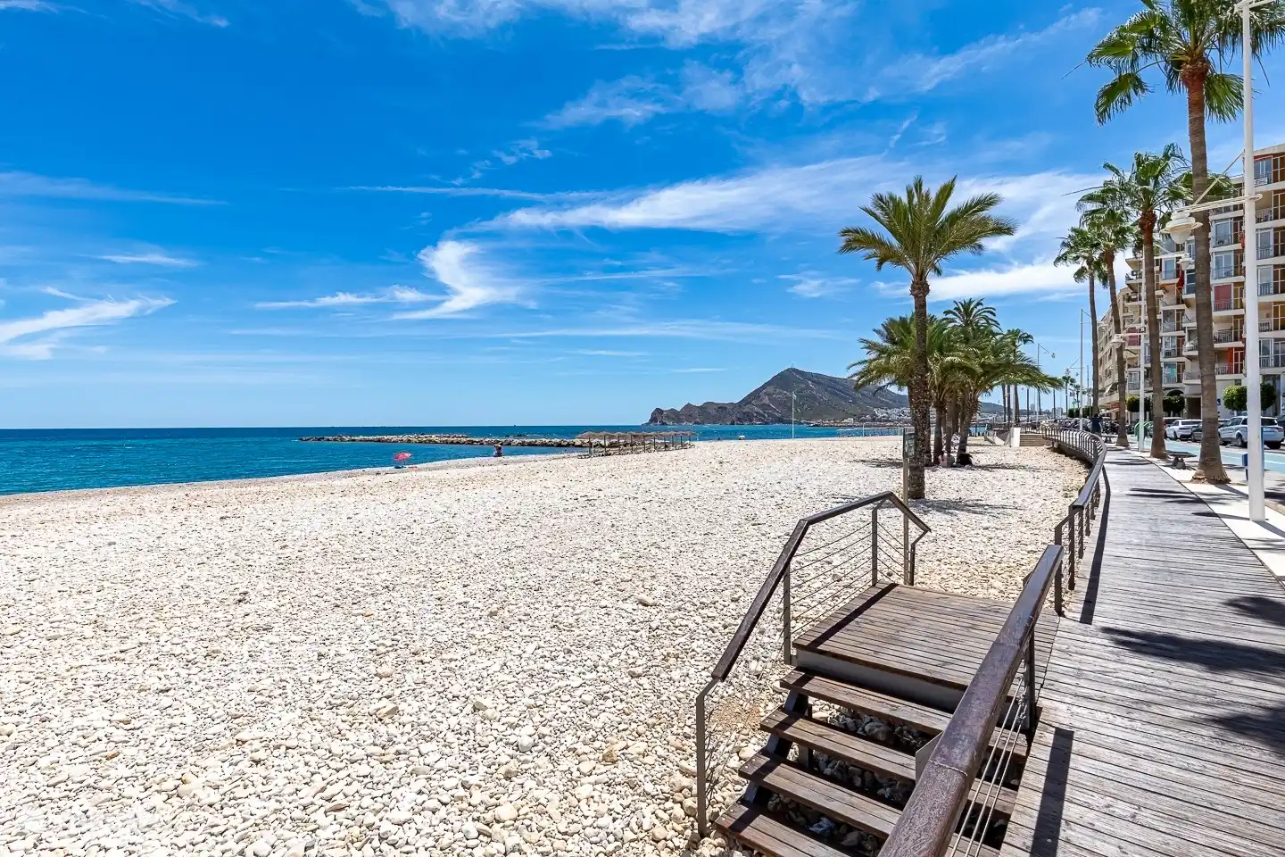 Plage en face de l’appartement