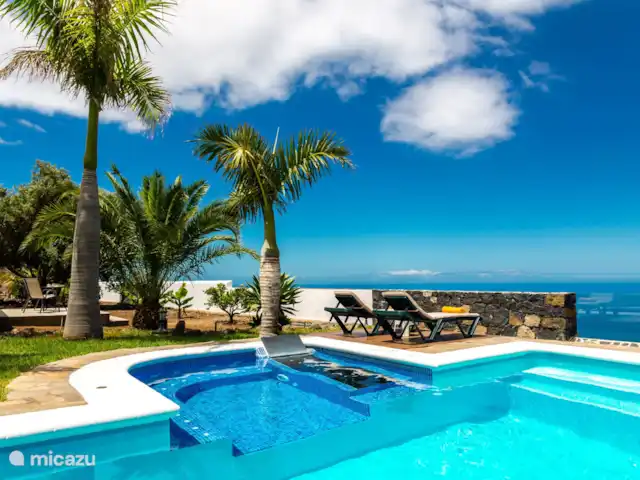 Casa La Capellana | Espagne, La Palma, Tijarafe - maison de vacances Piscine privée avec vue