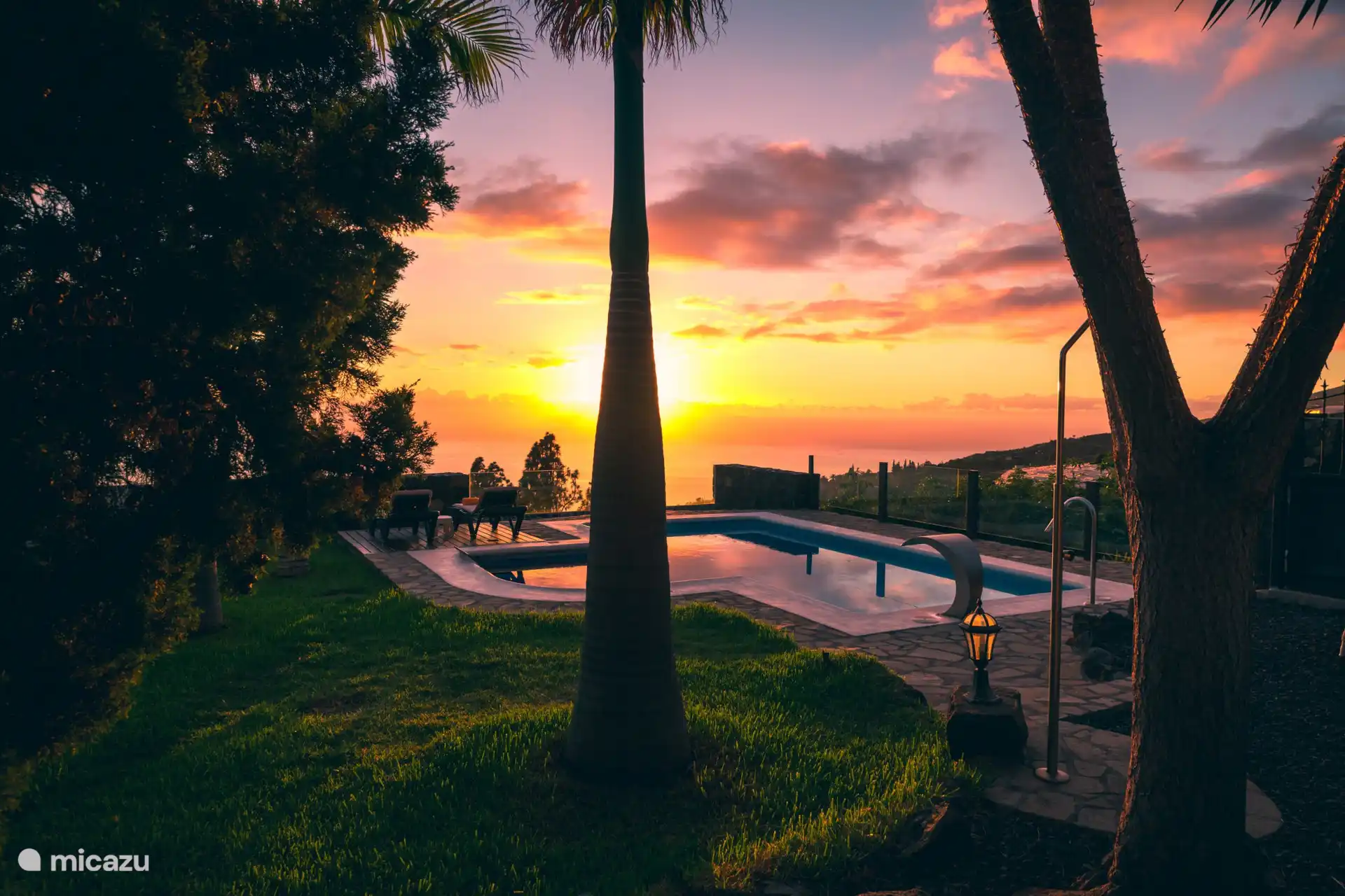 Erstaunlicher Sonnenuntergang