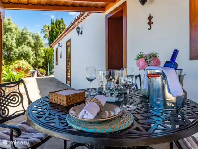 Casa La Capellana | Espagne, La Palma, Tijarafe - maison de vacances Un coin à l’ombre