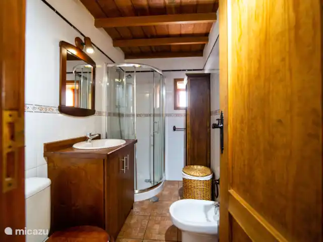 Casa La Capellana | Espagne, La Palma, Tijarafe - maison de vacances Salle de bain avec douche