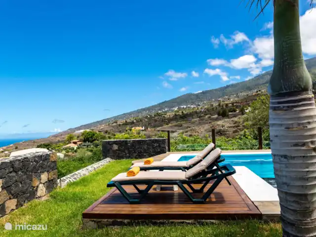 Casa La Capellana | Espagne, La Palma, Tijarafe - maison de vacances Piscine privée avec vue
