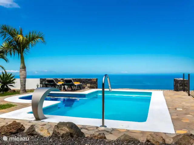 Casa La Capellana | Espagne, La Palma, Tijarafe - maison de vacances Piscine privée avec vue
