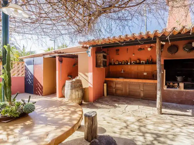 vakantiehuis huren in Spanje, La Palma, Puntagorda – Casa el Tendal De buitenkeuken