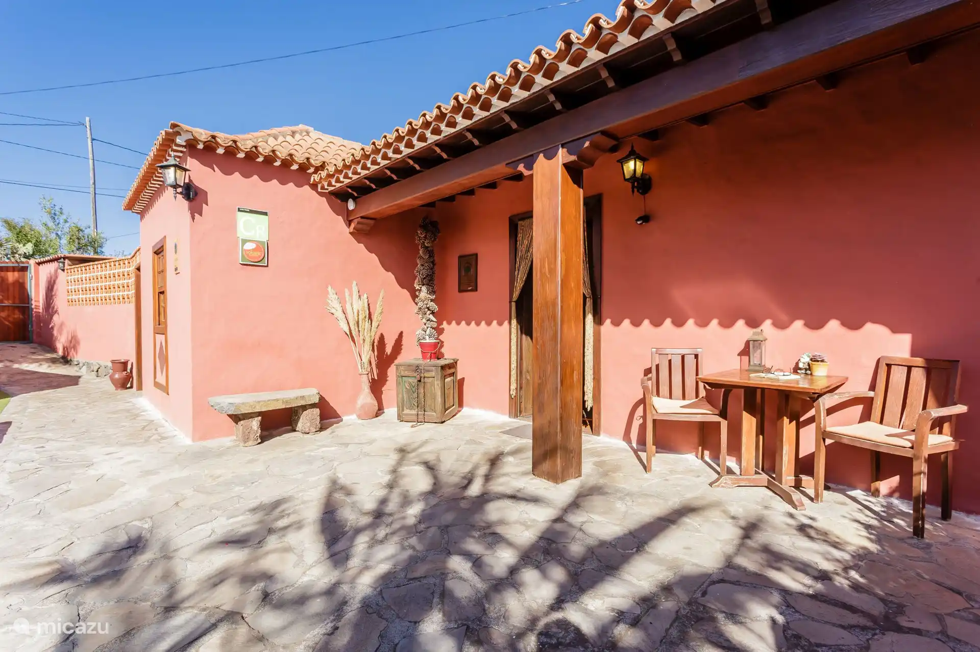 Ein schöner Platz auf der Terrasse