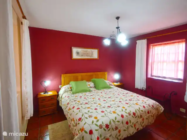 vakantiehuis huren in Spanje, La Palma, Puntagorda – Casa la Verada Slaapkamer met tweepersoonsbed