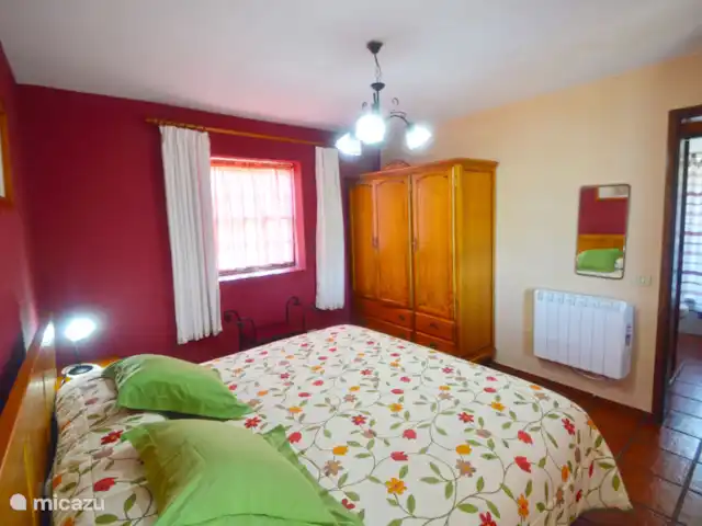 vakantiehuis huren in Spanje, La Palma, Puntagorda – Casa la Verada Slaapkamer met tweepersoonsbed