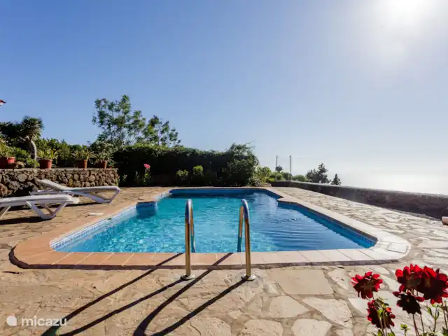 vakantiehuis huren in Spanje, La Palma, Puntagorda – Casa la Verada Je hebt een privé zwembad met geweldig uitzicht