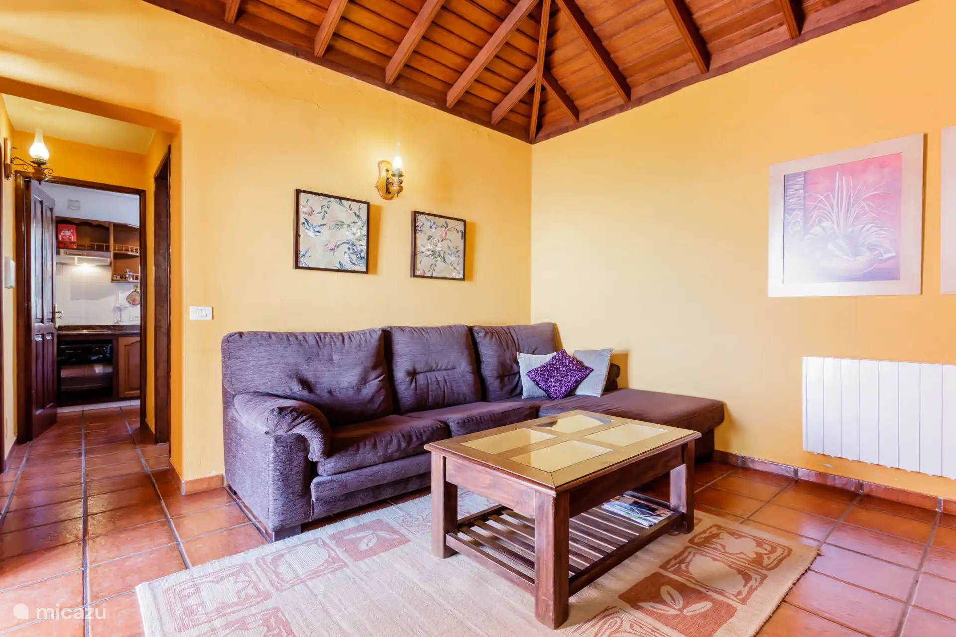 La acogedora sala de estar