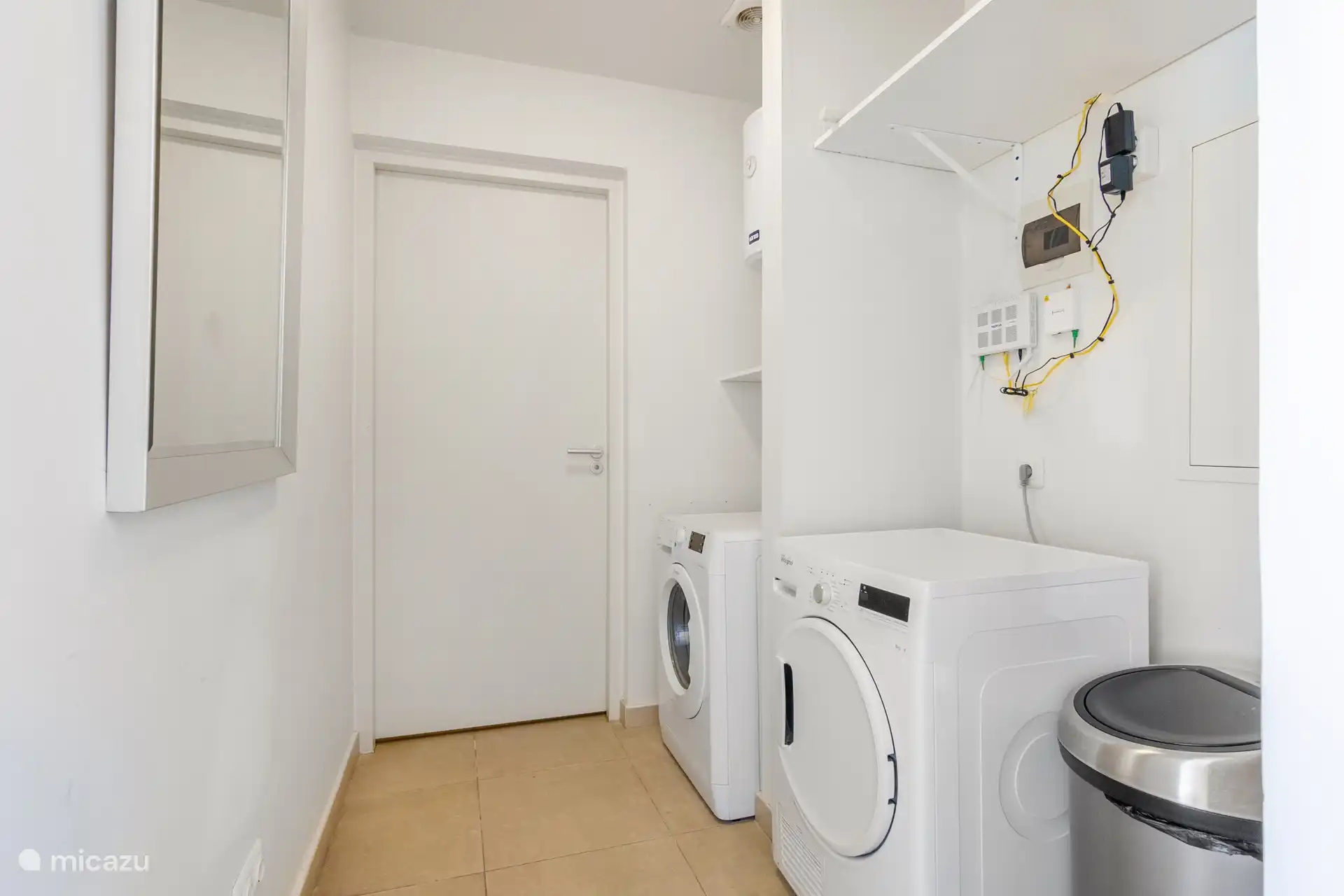 droger en wasmachine aanwezig