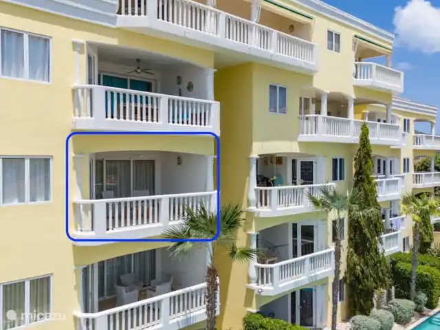 Location de Vacances Curaçao, Curaçao-Centre, Sint Michiel, appartement - Blue Bay Triple Arbre 'La Colline' Il s’agit de l’appartement dans l’immeuble.