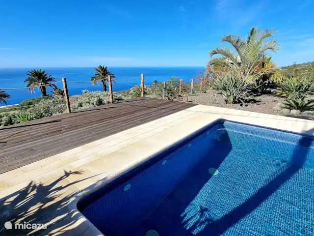 Casa Sol y Mar | Espagne, La Palma, Tijarafe - maison de vacances L’espace extérieur confortable avec piscine privée