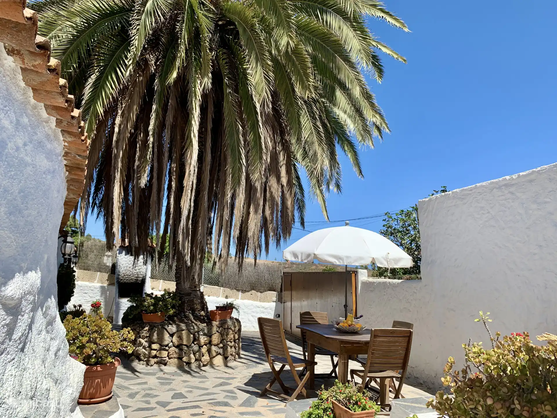 Ein schöner Außenbereich in Casa Palma