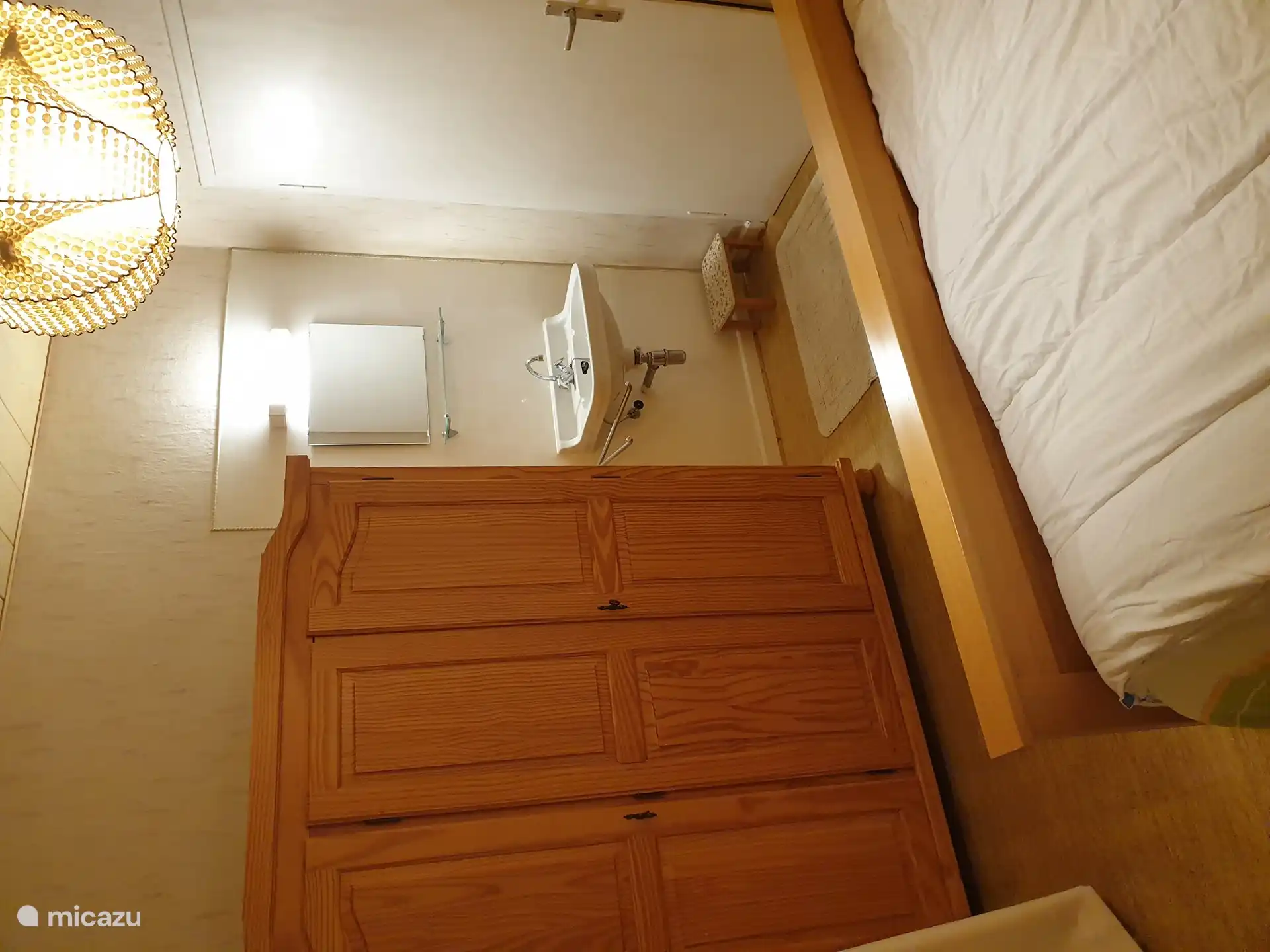 Schlafzimmer im Erdgeschoss.