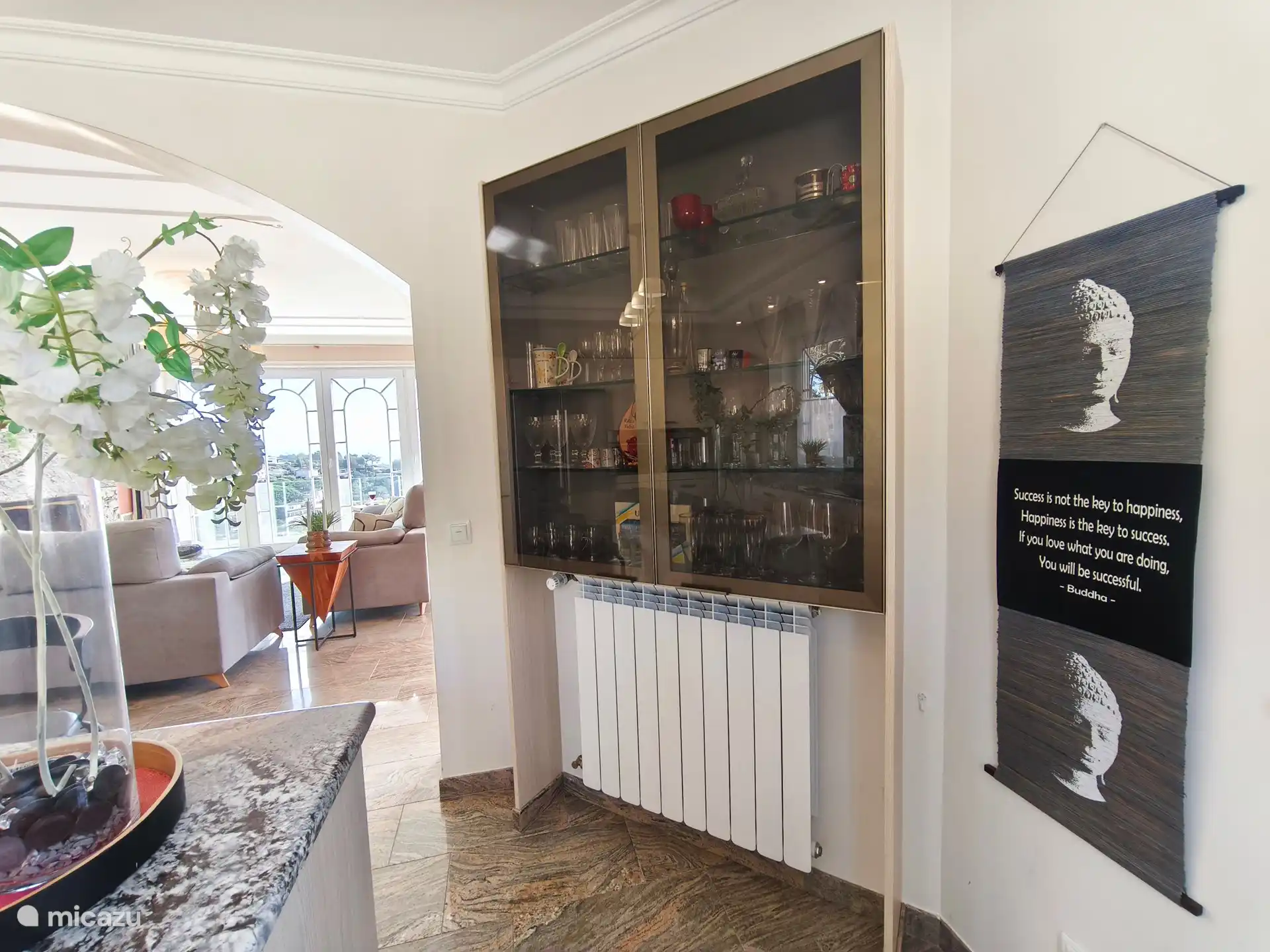 Retour à l’intérieur de la cuisine