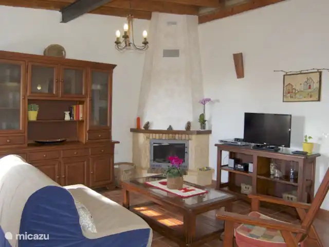 Casa Sofia | Espagne, Tenerife, Las Vegas - maison de vacances Le salon avec cheminée