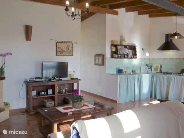 Casa Sofia | Espagne, Tenerife, Las Vegas - maison de vacances Le salon avec cuisine ouverte