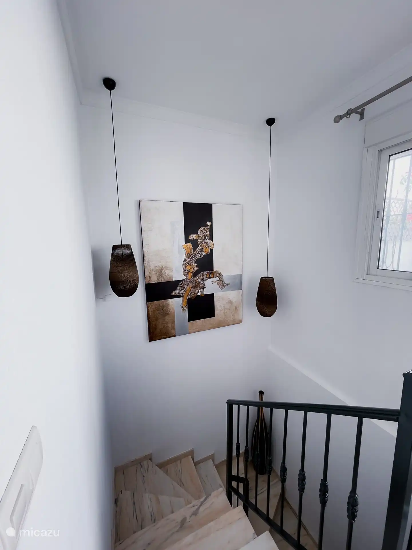 Treppe zum Schlafzimmerboden