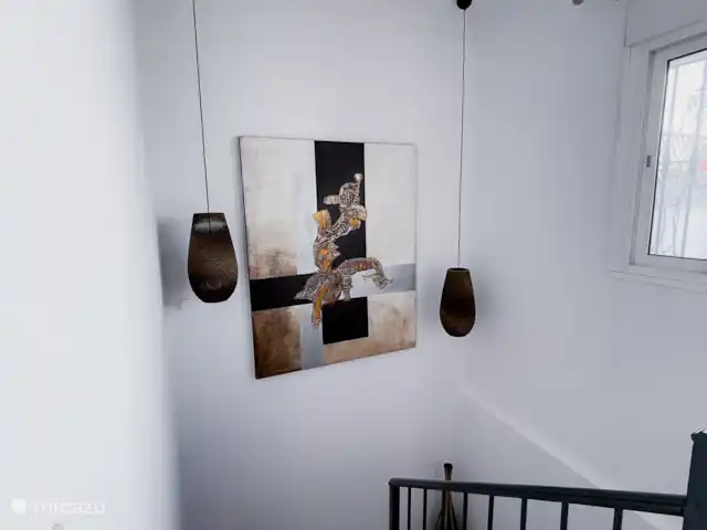 RD02 LA CASA HERMOSA | Espagne, Costa del Sol, Torrox - maison mitoyenne Escalier menant à l’étage de la chambre