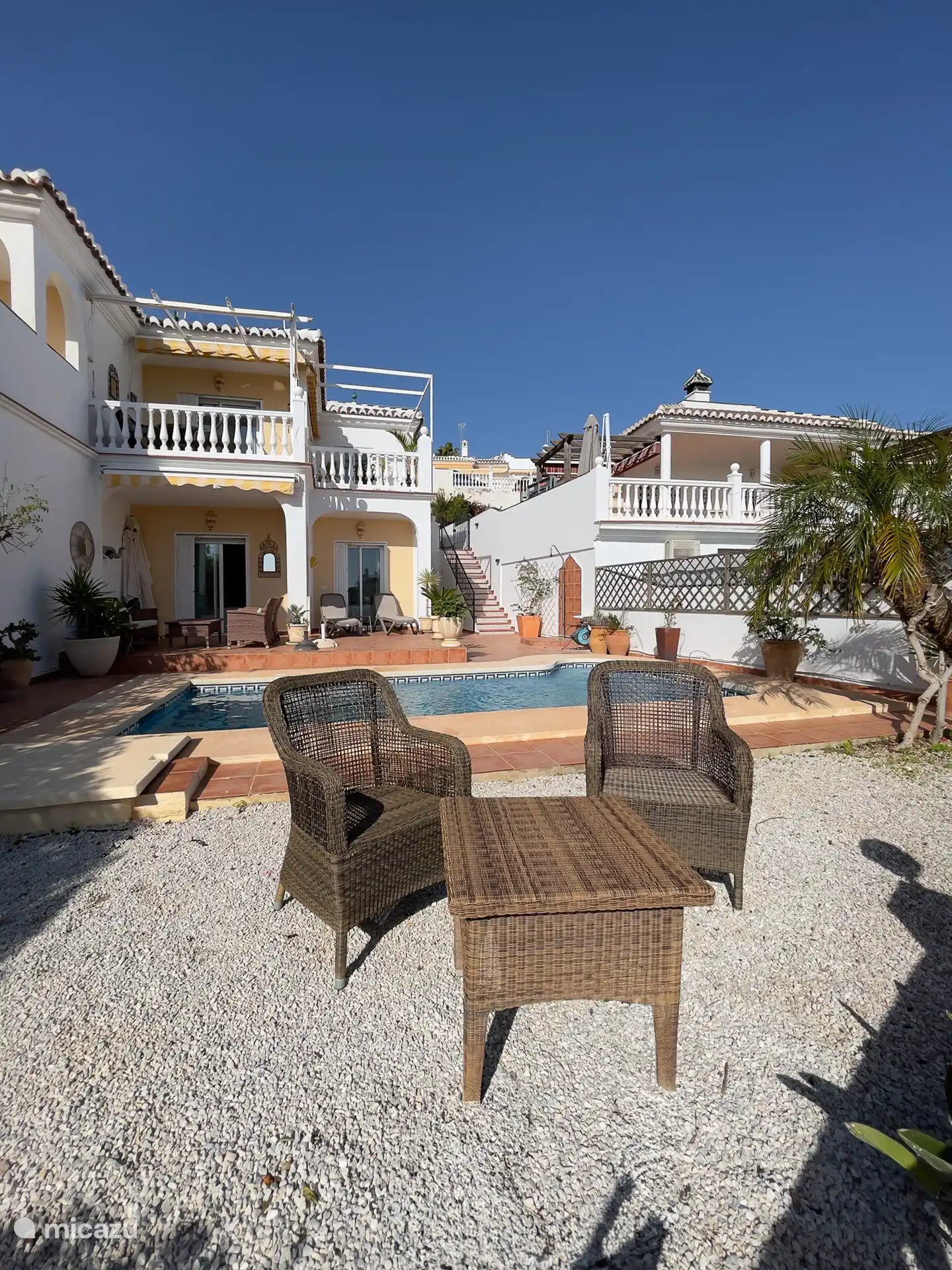 Rückansicht des Hauses