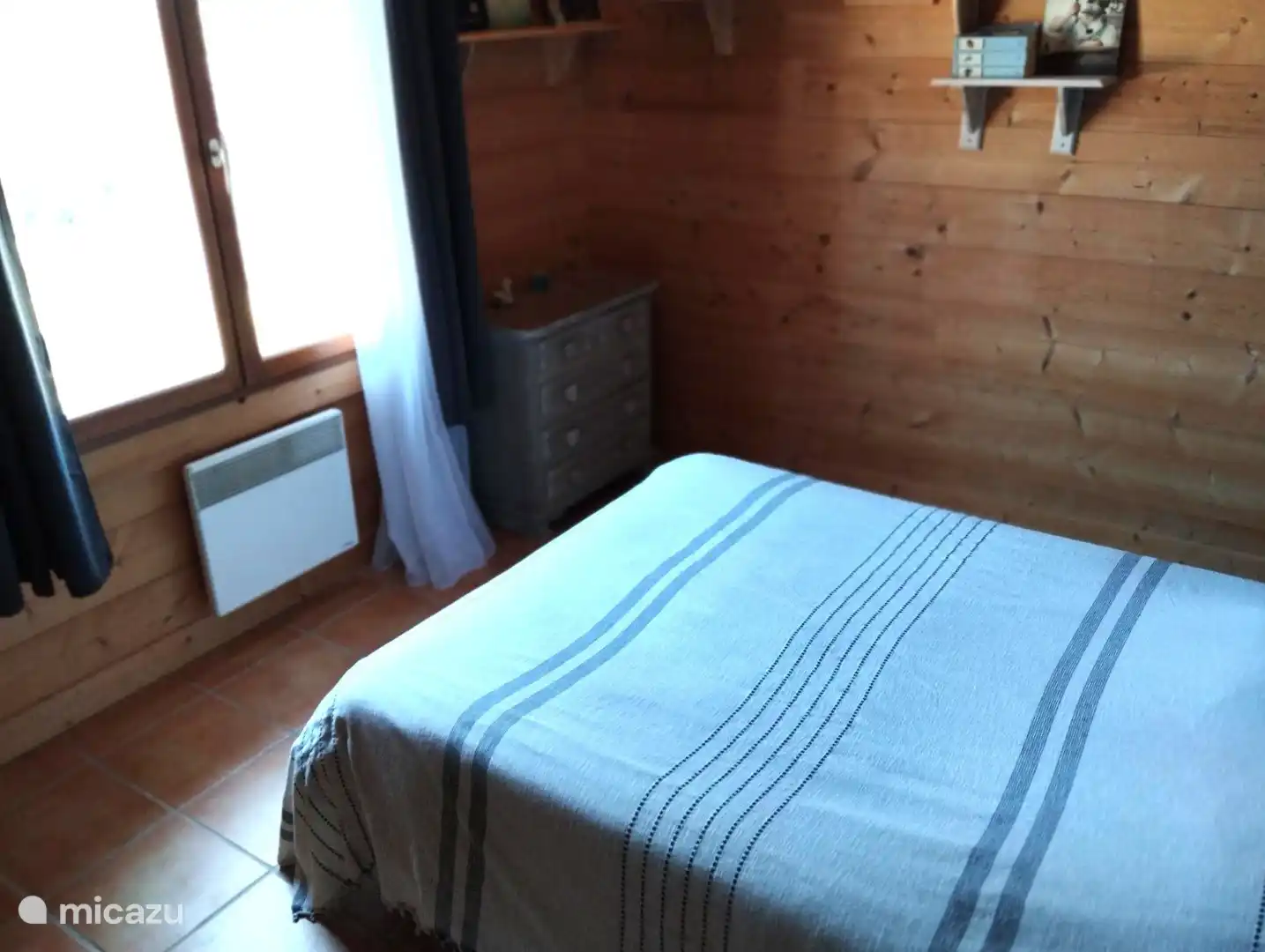 The bedroom on the first floor