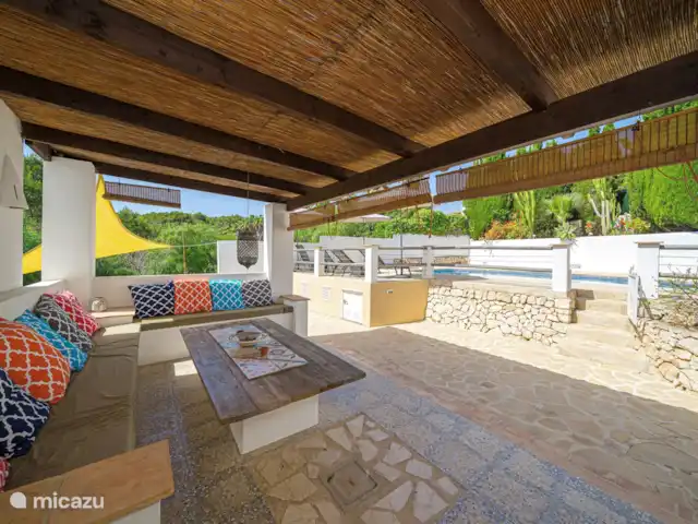 Casa Helena Moraira  | Espagne, Costa Blanca, Moraira - villa Coin salon au bord de la piscine