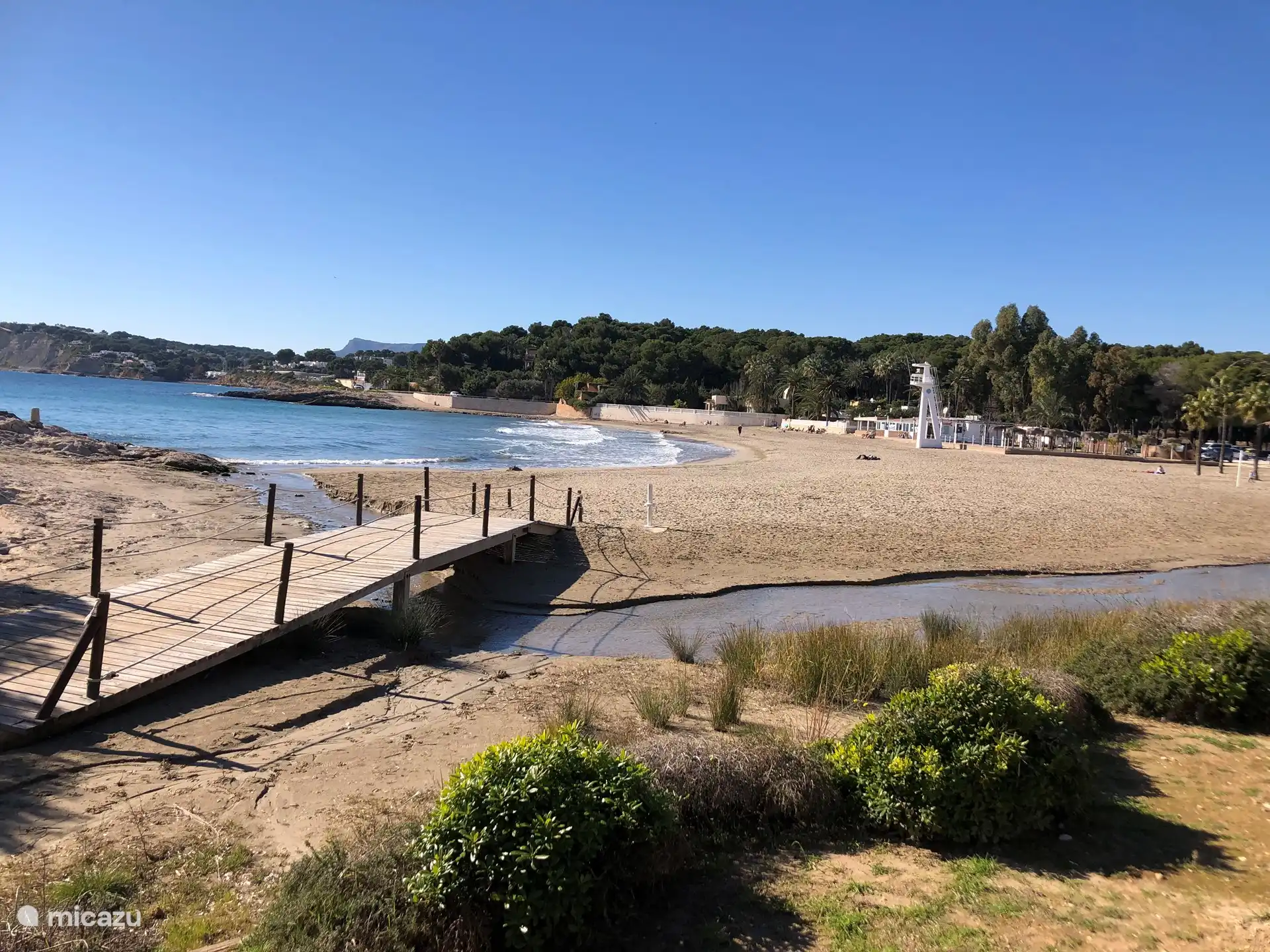 Der Strand von Moraira