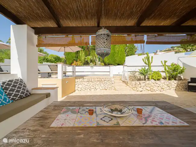 Casa Helena Moraira  | Espagne, Costa Blanca, Moraira - villa Coin salon au bord de la piscine