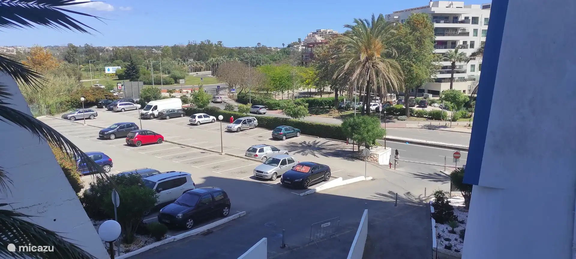 Apartment complex parking