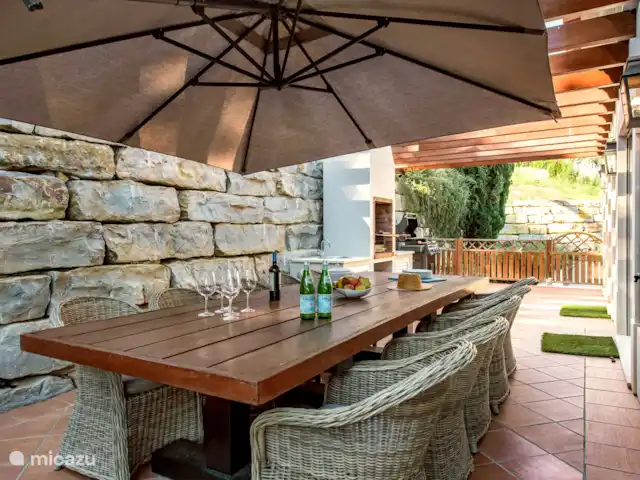 Villa Ayrton Senna | Portugal, Algarve, Almancil - villa Table à manger d’extérieur