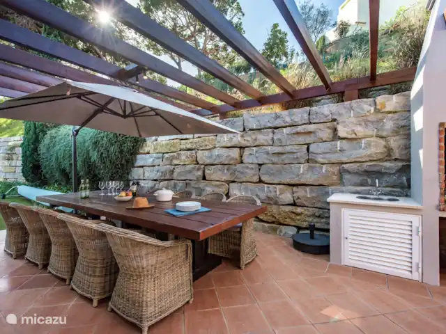 Villa Ayrton Senna | Portugal, Algarve, Almancil - villa Table à manger d’extérieur