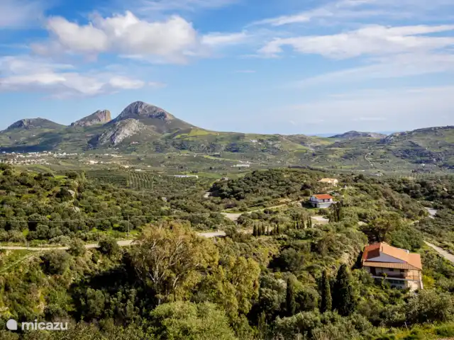 Villa Elysian huren in Griekenland, Kreta, Mariou - villa Het adembenemende uitzicht over de olijfgaarden naar de Libische zee