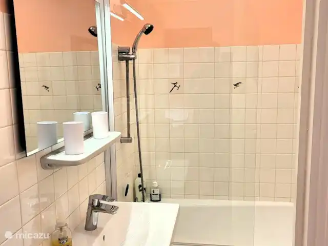 Lafousalle en Francia, Lot, Gourdon - casa de campo / castillo El cuarto de baño