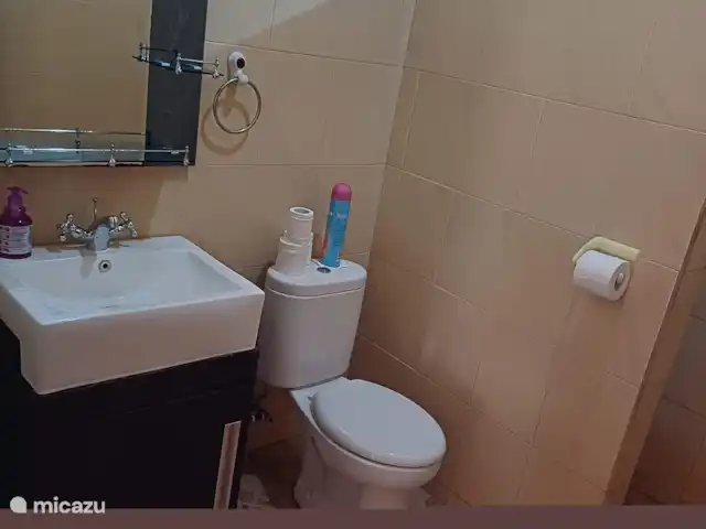 Jasri Villa Loen | Indonésie, Bali, Jasri Pantai - bungalow Salle de bain avec douche à effet pluie