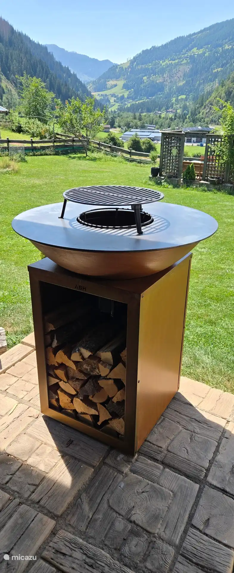 Griller dans le jardin