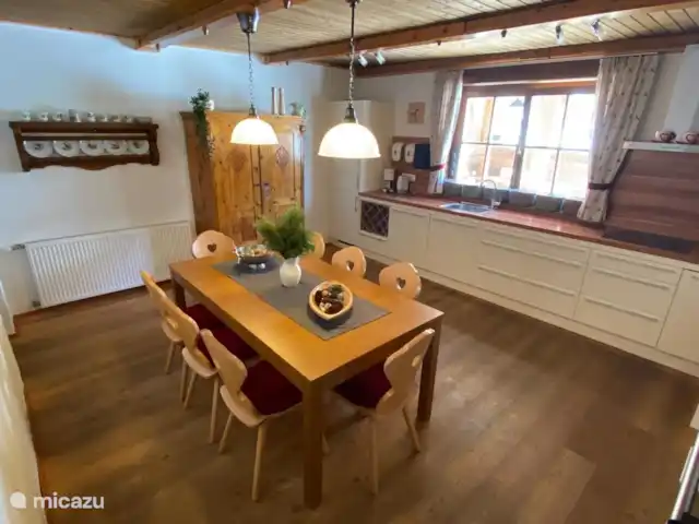 Chalet Murmel huren in Oostenrijk, Karinthië, Grosskirchheim - vakantiehuis Heerlijk uitzicht vanuit de keuken. De zon komt zeker binnen!