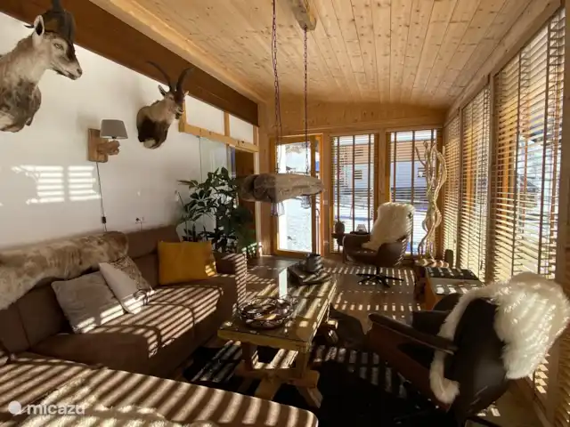 Chalet Murmel huren in Oostenrijk, Karinthië, Grosskirchheim - vakantiehuis Vanuit de Wintergarten heeft u een heerlijk uitzicht op het mooie Mölltal richting het zuiden.