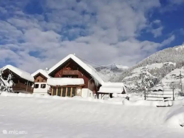 Chalet Murmel huren in Oostenrijk, Karinthië, Grosskirchheim - vakantiehuis Chalet Murmel in diepe winter