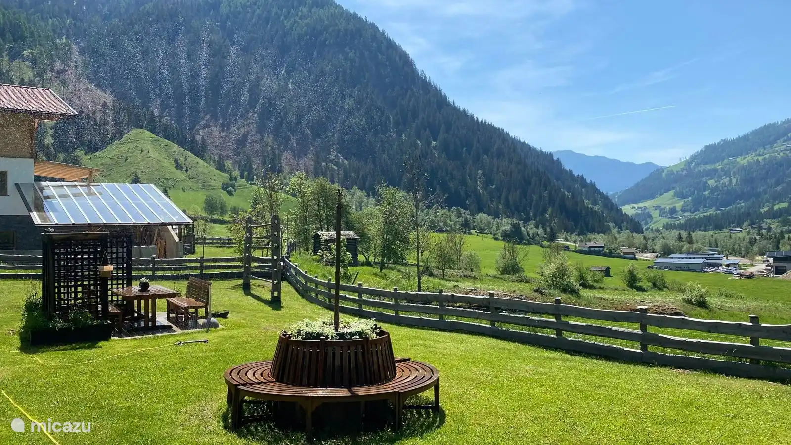 Precioso jardín orientado al sur